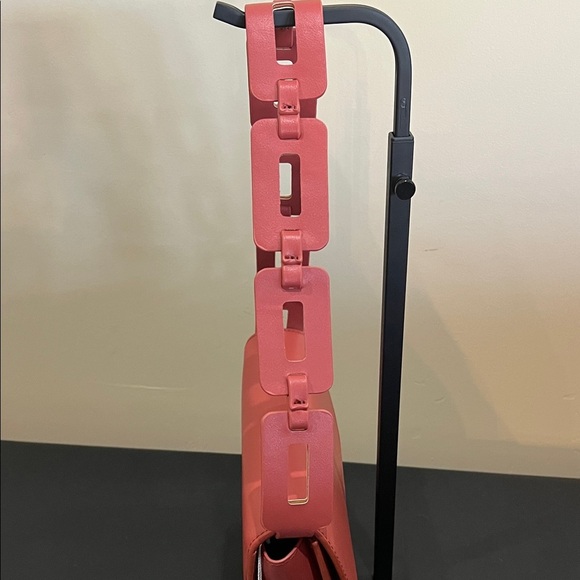 Melie Bianco | “Inez” ~ Red Shoulder Bag w/ Crossbody & Western Motif Scarf - Picture 7 of 17